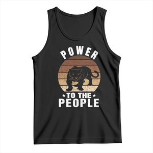 Black Panther Party Tank Top Power To The People Black History TS09 Black Print Your Wear