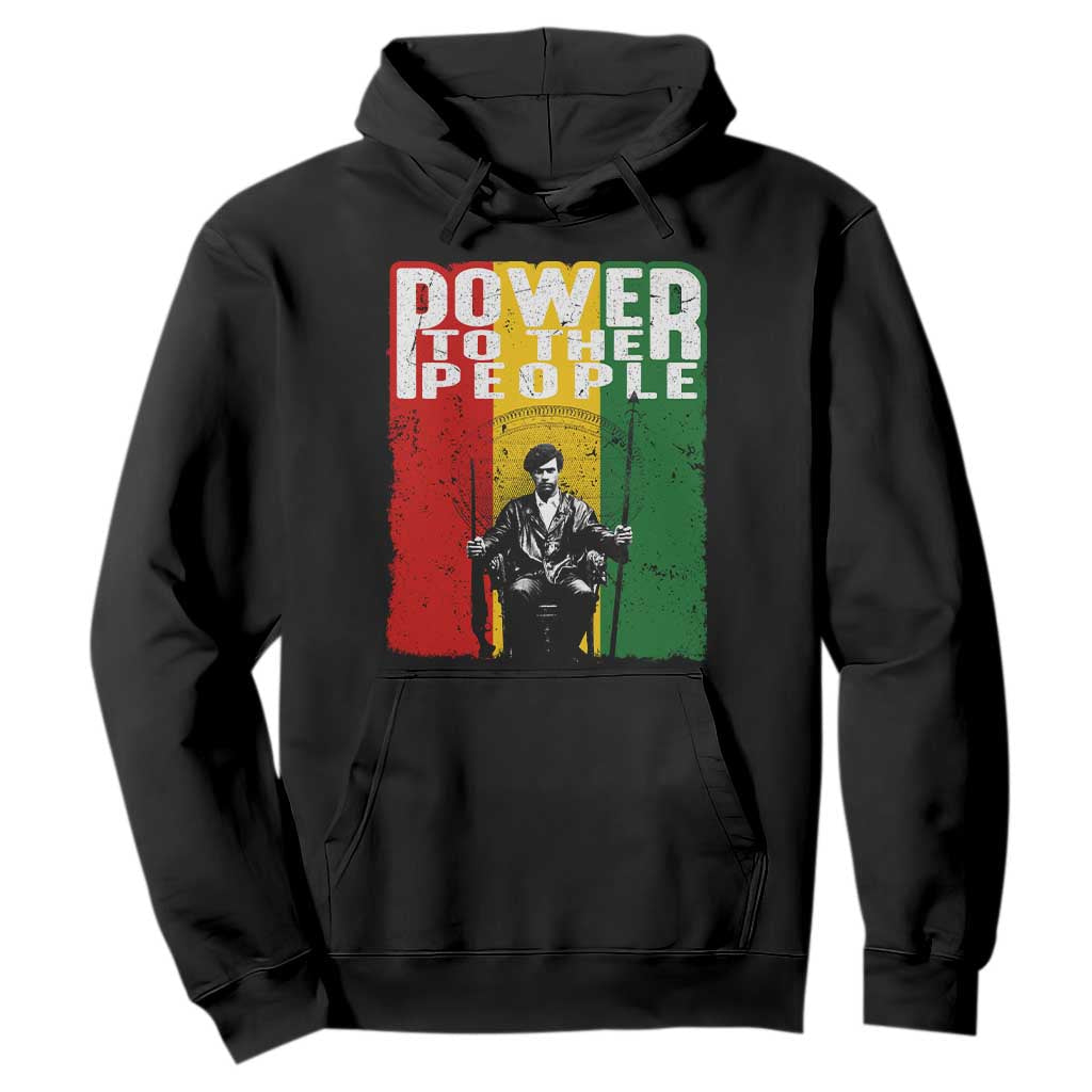 Black Panther Party Huey P. Newton Hoodie Power To The People Black History TS09 Black Print Your Wear