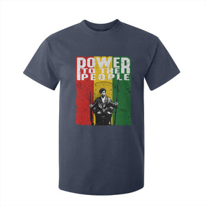 Black Panther Party Huey P. Newton T Shirt For Kid Power To The People Black History TS09 Navy Print Your Wear