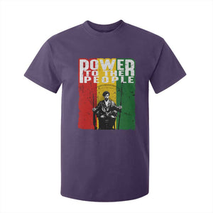 Black Panther Party Huey P. Newton T Shirt For Kid Power To The People Black History TS09 Purple Print Your Wear