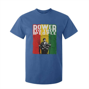 Black Panther Party Huey P. Newton T Shirt For Kid Power To The People Black History TS09 Royal Blue Print Your Wear