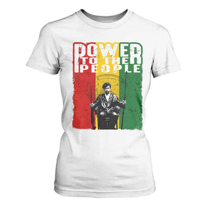 Black Panther Party Huey P. Newton T Shirt For Women Power To The People Black History TS09 White Print Your Wear