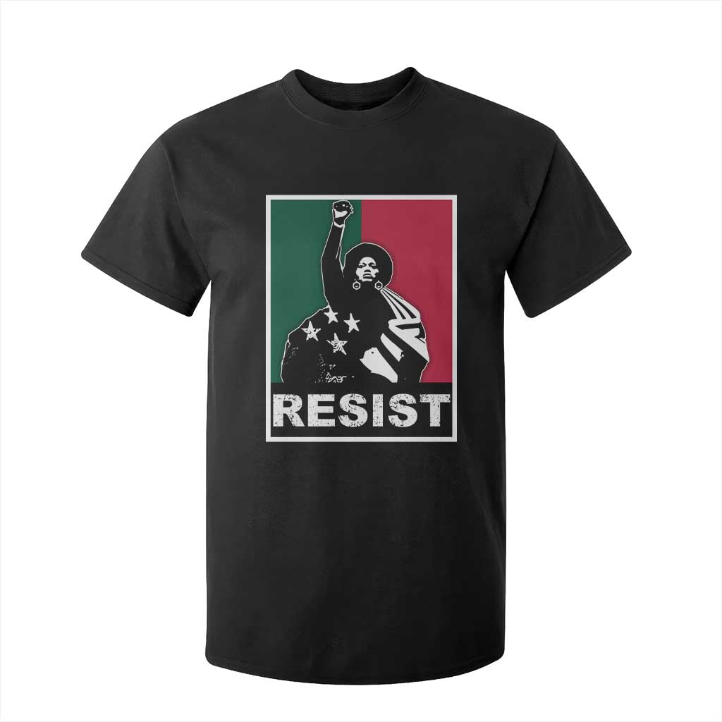 Resist Angela Davis T Shirt For Kid Black Panther Party History Civil Rights TS09 Black Print Your Wear