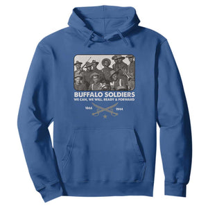 Buffalo Soldiers Hoodie We Can We Will Ready Forward Black History TS09 Royal Blue Print Your Wear