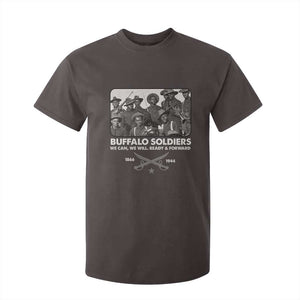 Buffalo Soldiers T Shirt For Kid We Can We Will Ready Forward Black History TS09 Dark Chocolate Print Your Wear