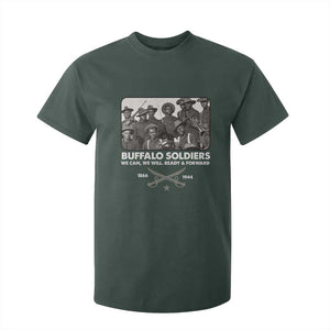 Buffalo Soldiers T Shirt For Kid We Can We Will Ready Forward Black History TS09 Dark Forest Green Print Your Wear