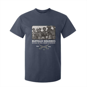 Buffalo Soldiers T Shirt For Kid We Can We Will Ready Forward Black History TS09 Navy Print Your Wear