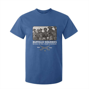 Buffalo Soldiers T Shirt For Kid We Can We Will Ready Forward Black History TS09 Royal Blue Print Your Wear