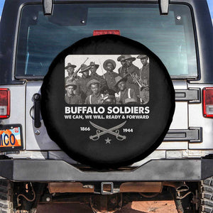 Buffalo Soldiers Spare Tire Cover We Can We Will Ready Forward Black History TS09 No hole Black Print Your Wear