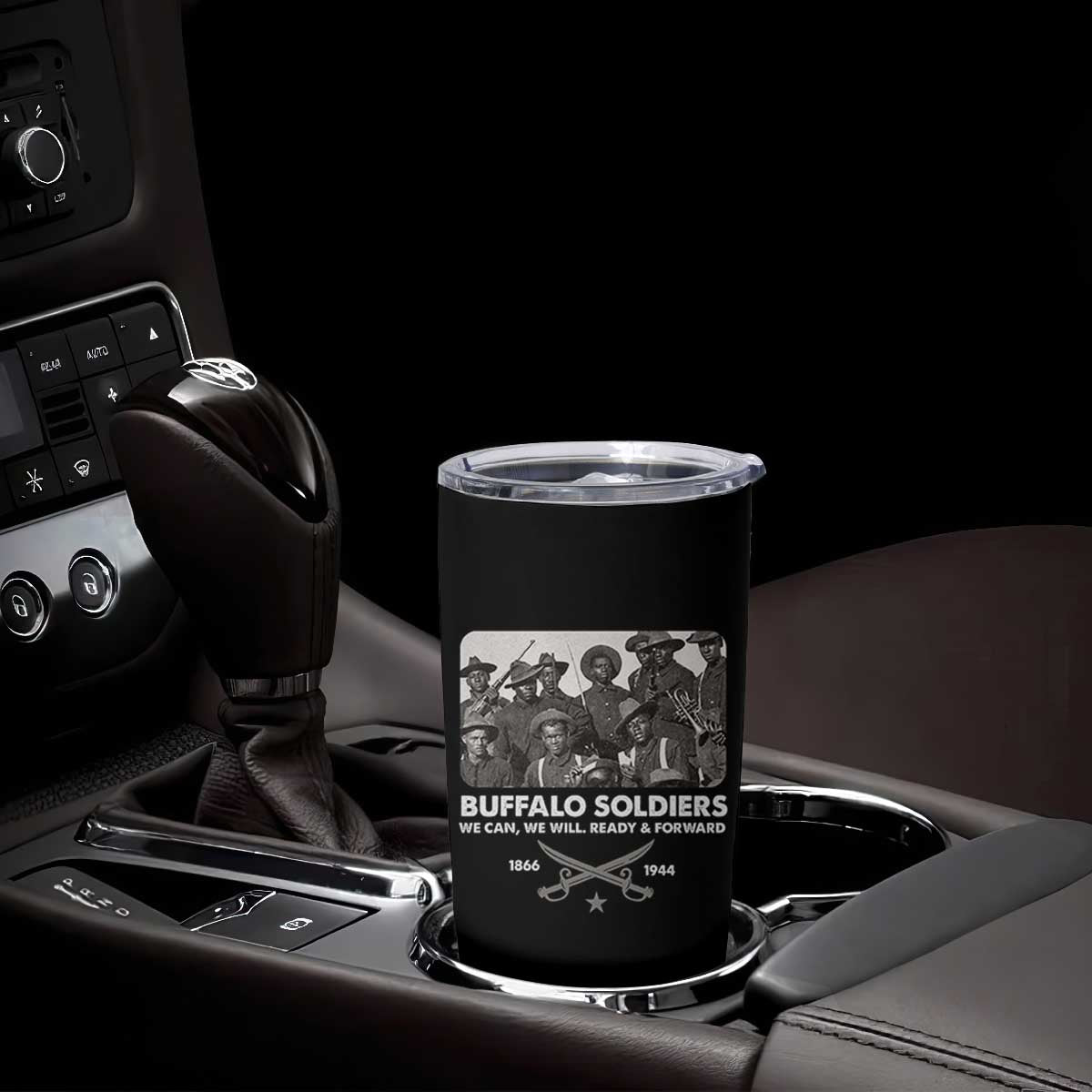 Buffalo Soldiers Tumbler Cup We Can We Will Ready Forward Black History TS09 Print Your Wear