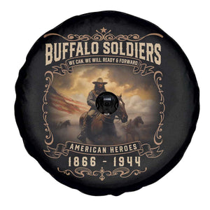 Buffalo Soldiers Spare Tire Cover American Heros Cavalry Black History TS09 Print Your Wear