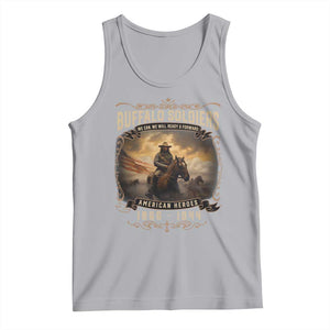 Buffalo Soldiers Tank Top American Heros Cavalry Black History TS09 Athletic Heather Print Your Wear