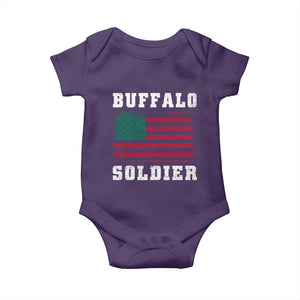 Buffalo Soldiers Baby Onesie African American Cavalry Black History TS09 Purple Print Your Wear