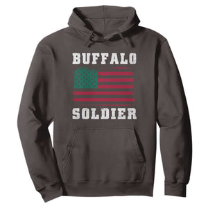 Buffalo Soldiers Hoodie African American Cavalry Black History TS09 Dark Chocolate Print Your Wear