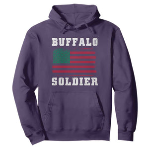 Buffalo Soldiers Hoodie African American Cavalry Black History TS09 Purple Print Your Wear