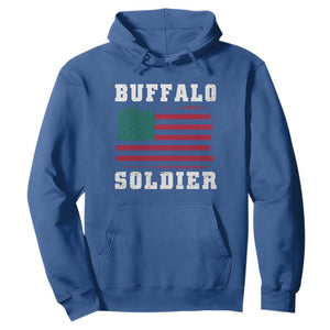 Buffalo Soldiers Hoodie African American Cavalry Black History TS09 Royal Blue Print Your Wear