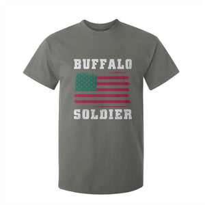 Buffalo Soldiers T Shirt For Kid African American Cavalry Black History TS09 Military Green Print Your Wear