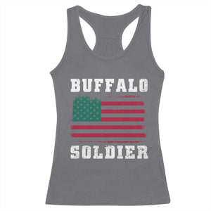 Buffalo Soldiers Racerback Tank Top African American Cavalry Black History TS09 Charcoal Print Your Wear