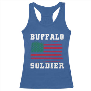 Buffalo Soldiers Racerback Tank Top African American Cavalry Black History TS09 Royal Blue Print Your Wear