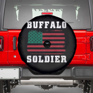 Buffalo Soldiers Spare Tire Cover African American Cavalry Black History TS09 Black Print Your Wear