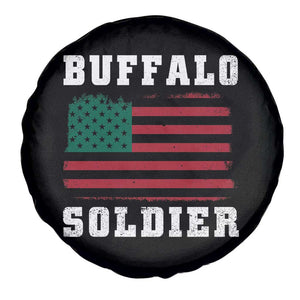 Buffalo Soldiers Spare Tire Cover African American Cavalry Black History TS09 Print Your Wear