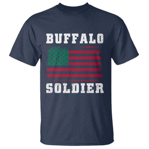 Buffalo Soldiers T Shirt African American Cavalry Black History TS09 Navy Print Your Wear