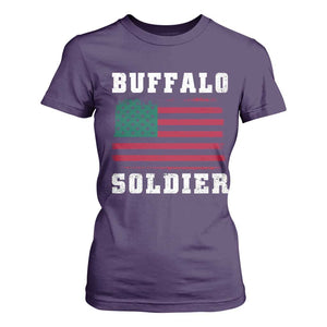 Buffalo Soldiers T Shirt For Women African American Cavalry Black History TS09 Purple Print Your Wear