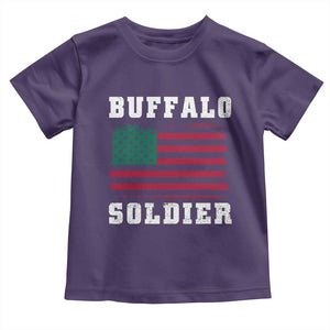 Buffalo Soldiers Toddler T Shirt African American Cavalry Black History TS09 Purple Print Your Wear