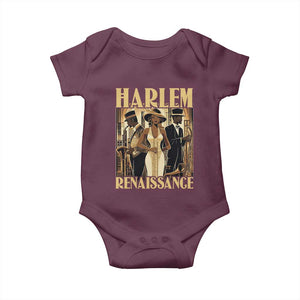 Harlem Renaissance Baby Onesie 1920s Black History Month TS09 Maroon Print Your Wear