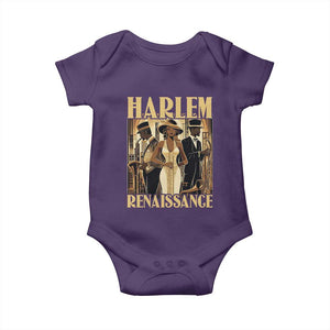 Harlem Renaissance Baby Onesie 1920s Black History Month TS09 Purple Print Your Wear