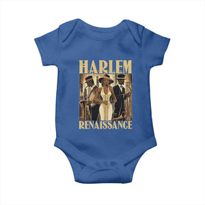 Harlem Renaissance Baby Onesie 1920s Black History Month TS09 Royal Blue Print Your Wear