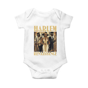 Harlem Renaissance Baby Onesie 1920s Black History Month TS09 White Print Your Wear