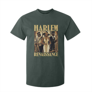 Harlem Renaissance T Shirt For Kid 1920s Black History Month TS09 Dark Forest Green Print Your Wear