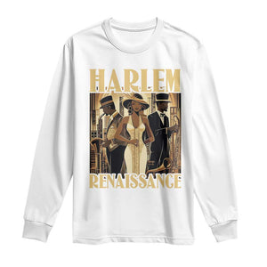 Harlem Renaissance Long Sleeve Shirt 1920s Black History Month TS09 White Print Your Wear