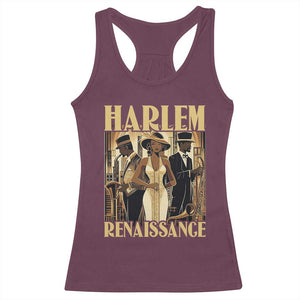 Harlem Renaissance Racerback Tank Top 1920s Black History Month TS09 Maroon Print Your Wear