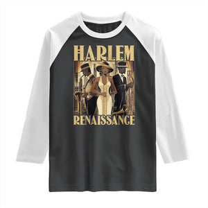 Harlem Renaissance Raglan Shirt 1920s Black History Month TS09 Black White Print Your Wear