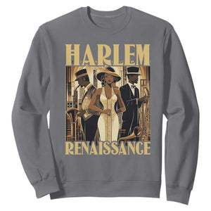 Harlem Renaissance Sweatshirt 1920s Black History Month TS09 Charcoal Print Your Wear