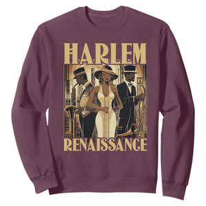 Harlem Renaissance Sweatshirt 1920s Black History Month TS09 Maroon Print Your Wear