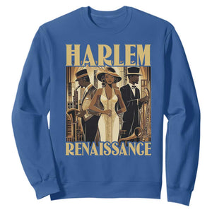 Harlem Renaissance Sweatshirt 1920s Black History Month TS09 Royal Blue Print Your Wear