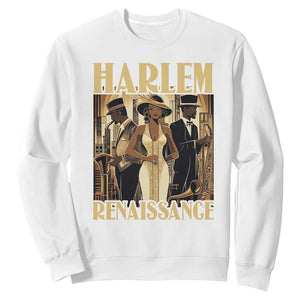 Harlem Renaissance Sweatshirt 1920s Black History Month TS09 White Print Your Wear