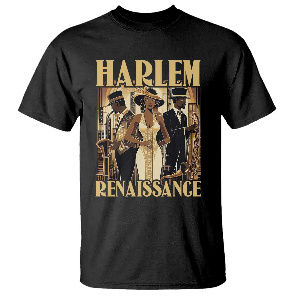 Harlem Renaissance T Shirt 1920s Black History Month TS09 Black Print Your Wear