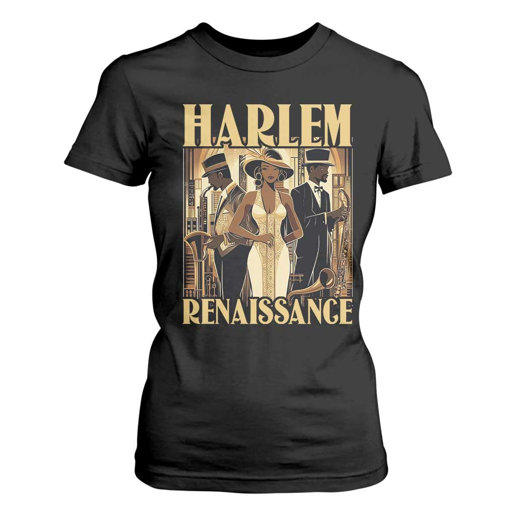 Harlem Renaissance T Shirt For Women 1920s Black History Month TS09 Black Print Your Wear