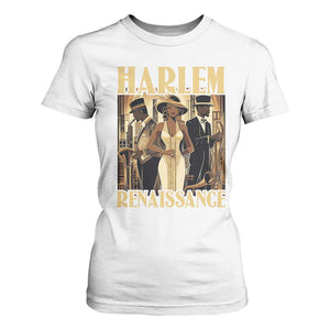 Harlem Renaissance T Shirt For Women 1920s Black History Month TS09 White Print Your Wear