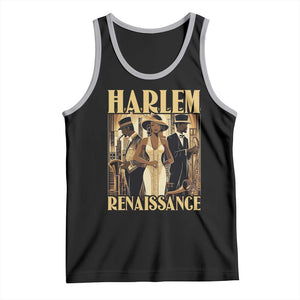 Harlem Renaissance Tank Top 1920s Black History Month TS09 Black Athletic Heather Print Your Wear