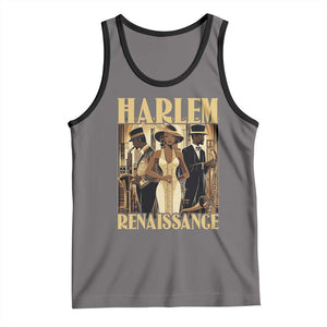 Harlem Renaissance Tank Top 1920s Black History Month TS09 Deep Heather Black Print Your Wear