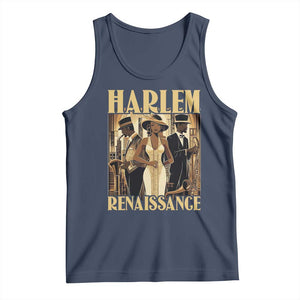 Harlem Renaissance Tank Top 1920s Black History Month TS09 Navy Print Your Wear