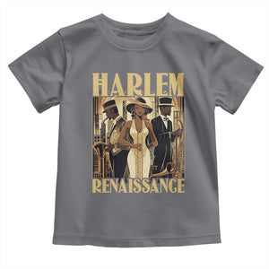 Harlem Renaissance Toddler T Shirt 1920s Black History Month TS09 Charcoal Print Your Wear