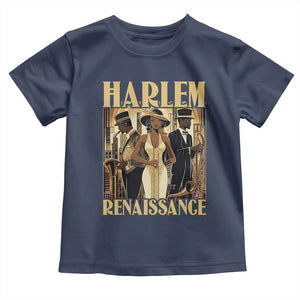 Harlem Renaissance Toddler T Shirt 1920s Black History Month TS09 Navy Print Your Wear