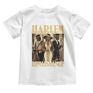 Harlem Renaissance Toddler T Shirt 1920s Black History Month TS09 White Print Your Wear