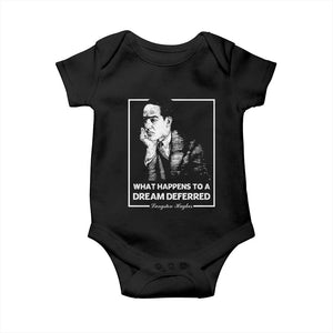 Langston Hughes Baby Onesie A Dream Deferred Harlem Renaissance Black History TS09 Black Print Your Wear